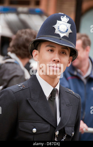 Police officer on duty in London Stock Photo