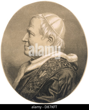 POPE PIUS IX Stock Photo