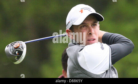 Wentworth, UK. 21st May 2013. Lorenzo Gagli during practice ahead of the BMW PGA Championships. Credit:  Action Plus Sports Images / Alamy Live News Stock Photo