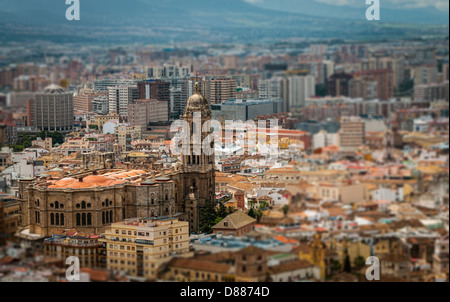 The Cathedral of Málaga is a Renaissance church in the city of Málaga in Andalusia in southern Spain. Stock Photo