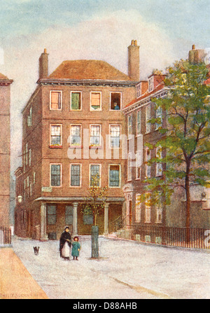 GRAY'S INN SQUARE 1905 Stock Photo