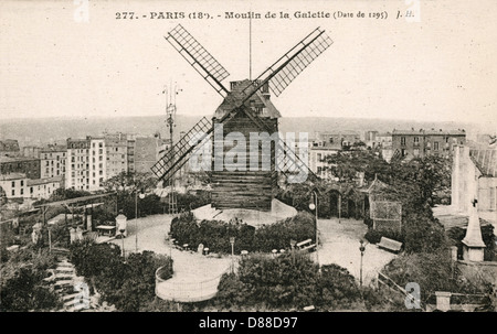 Moulin De La Galette Stock Photo