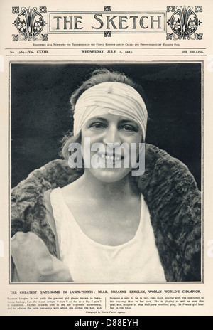 Suzanne Lenglen Stock Photo