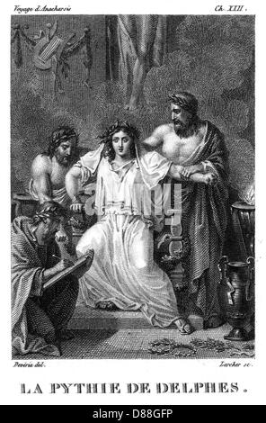 Oracle at Delphi Stock Photo - Alamy