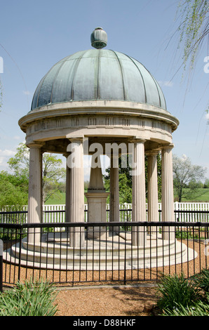 Tennessee, Nashville. The Hermitage, historic home & plantation of the 7th president of the USA, Andrew Jackson, cemetery. Stock Photo