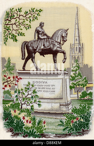 Lady Godiva Statue Stock Photo