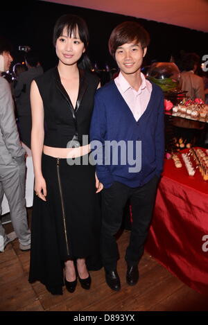 Li Meng, Lou Lanshan  attends the China Night, Marche du Film, Filmmarket  at the 66 Cannes Film Festival,  in Cannes , France, at May 21th, 2013 Stock Photo