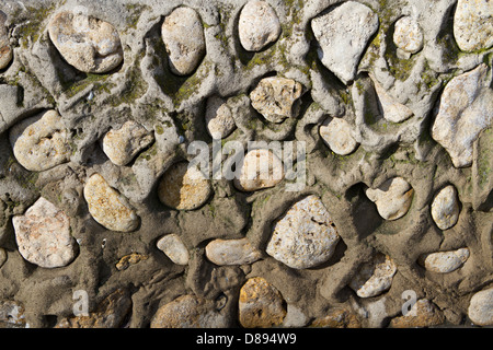 Old stone wall texture background, Background of stone wall texture Stock Photo
