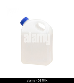 1 gallon of liquid container without label Stock Photo