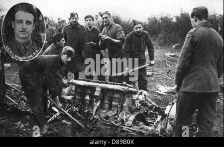 ZEPPELIN DOWNED 1916 - 5 Stock Photo