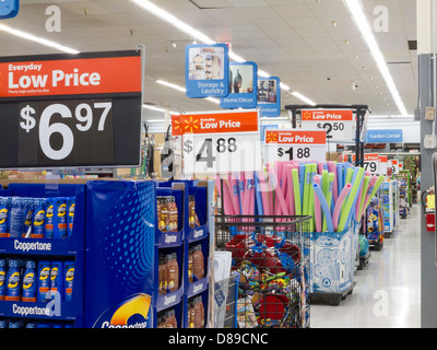 Walmart Discount Department Store, USA Stock Photo