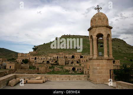 Mor Yuhanun Syriac Orthodox church at KIllit (or Dereici) in the Tur Abdin region of southeastern Turkey Stock Photo