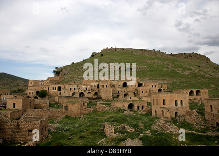 Abandoned Syriac Christian village of Killit / Dereici in the Tur Abdin region of southeastern Turkey Stock Photo