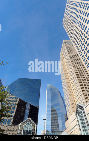 Calgary, Canada - October 6th, 2012: Skyscraper in the Downtown area of Calgary city Alberta Canada Stock Photo