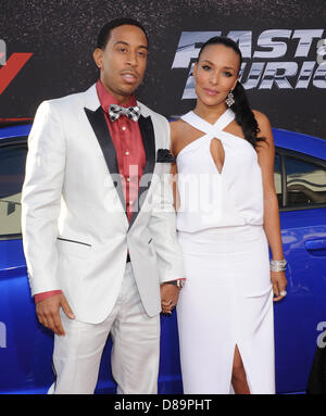 Los Angeles, California, USA. 21st May 2013. Chris 'Ludacris' Bridges arrives for the premiere of the film 'Fast & Furious 6' at the Gibson Ampitheater. (Credit Image: Credit:  Lisa O'Connor/ZUMAPRESS.com/Alamy Live News) Stock Photo