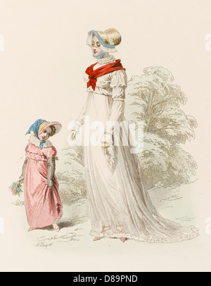 WOMAN AND CHILD 1803 Stock Photo