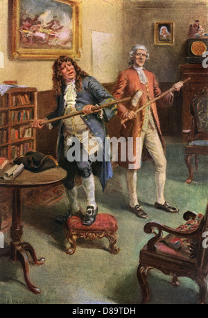 Tristram Shandy - Corporal Trim & Uncle Toby Stock Photo