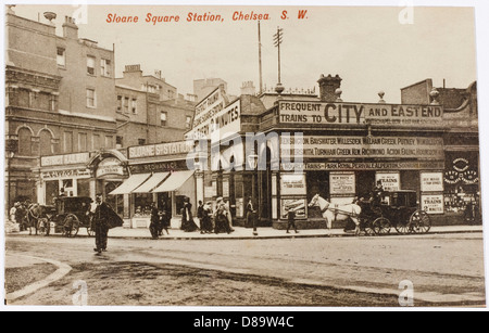 Sloane Square Station Stock Photo