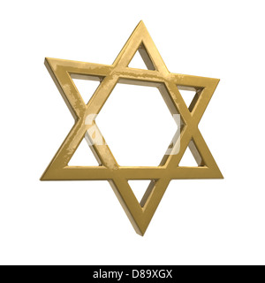 The star of david is a Jewish sign. Stock Photo