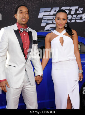 Los Angeles, California, USA. 21st May 2013. Chris 'Ludacris' Bridges arrives for the premiere of the film 'Fast & Furious 6' at the Gibson Ampitheater. (Credit Image: Credit:  Lisa O'Connor/ZUMAPRESS.com/Alamy Live News) Stock Photo