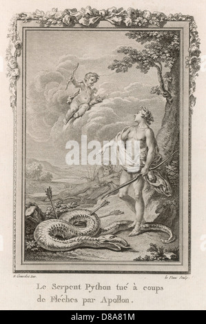 Apollo And The Python Stock Photo - Alamy