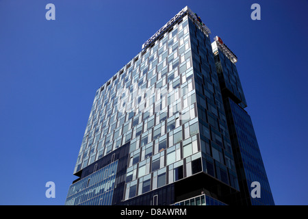 City Gate Towers, Turnurile Portile Orasului, are two class A office buildings located in Bucharest, Romania Stock Photo