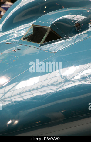 Bluebird - Donald Campbell's land speed record breaker at Beaulieu National Motor Museum Stock Photo