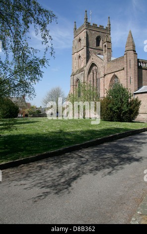 Priory church Leominster Herefordshire England UK Stock Photo