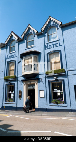 Exterior view of the Angel Hotel on Rhosmaen Street Llandeilo Carmarthenshire Wales UK Stock Photo