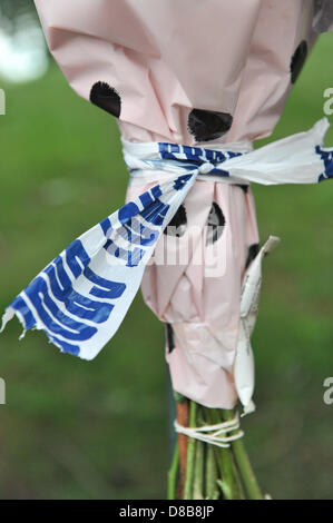 Police tape at the scene in Woolwich, south east London where a 14-year ...