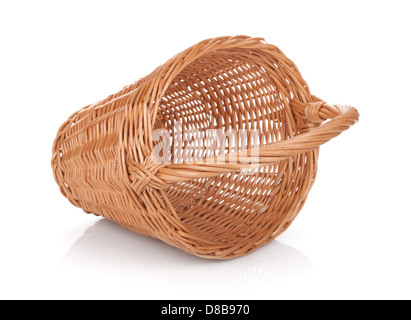 Empty basket. Isolated on white background Stock Photo