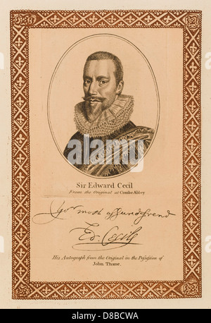 EDWARD CECIL, viscount WIMBLEDON military commander Stock Photo Alamy