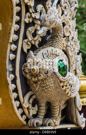 Swan Art form Thai Stock Photo