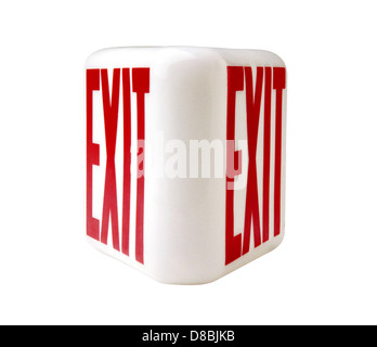 Exit sign Stock Photo