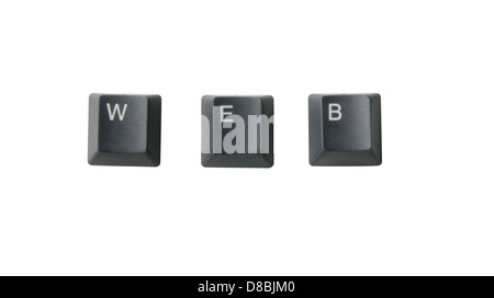 Black computer keys -Web Stock Photo