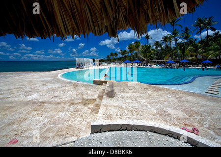 republica dominicana pool tree palm peace marble and relax near the ...