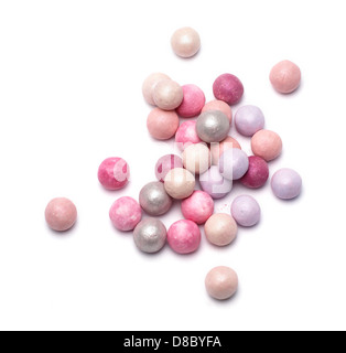 makeup powder balls cut out onto a white background Stock Photo - Alamy