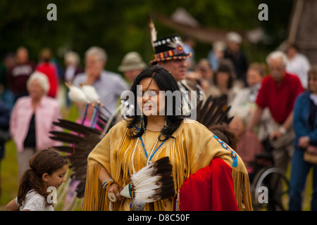 Lancaster County, known for its Amish and Mennonite communities, is now home to one of the nation’s few replica Native American Stock Photo