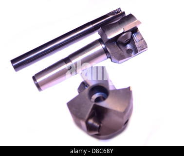 Professional cutting tools. Milling head for metal processing. Stock Photo