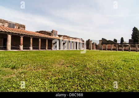 Baths ruins in Pompeii, Italy Stock Photo