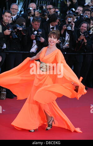 Victoria Abril at The Immigrant film gala screening at the Cannes Film Festival Friday 24th May May 2013 Stock Photo