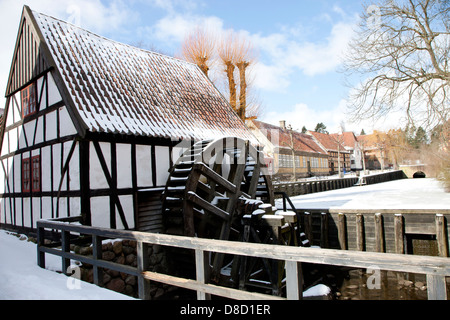 The Old Town in Aarhus, Denmark Stock Photo