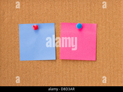 two notes Stock Photo