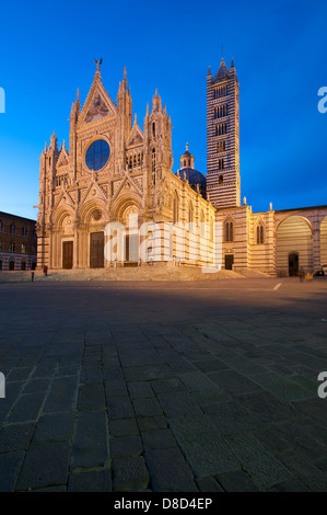 Siena Cathedral, Ancient Town Center, Siena, Tuscany, Italy, Europe. Stock Photo