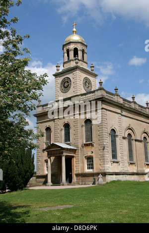 Baroque church St Michael and All Angels Great Witley Worcestershire England UK Stock Photo