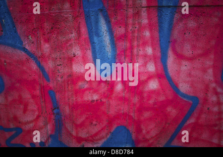 Graphity. Painted wall detail. Stock Photo