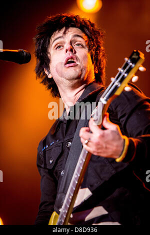 Rho Milan Italy. 24th May 2013. The punk rock American band Green Day performs at Arena Fiera during the '99 Revolution Tour 2013'. Credit: Rodolfo Sassano/Alamy Live News Stock Photo