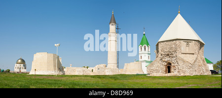 The ruins of the ancient city of Bulgar, the capital of the ancient land of Volga Bulgaria Stock Photo