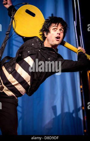 Rho Milan Italy. 24th May 2013. The punk rock American band Green Day performs at Arena Fiera during the '99 Revolution Tour 2013'. Credit: Rodolfo Sassano/Alamy Live News Stock Photo