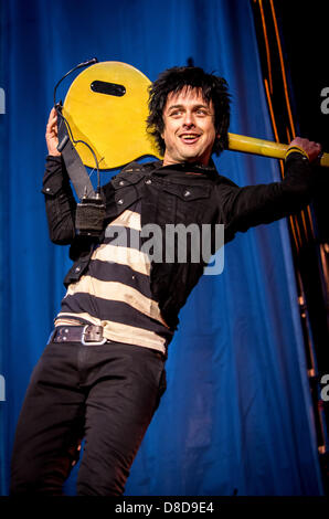 Rho Milan Italy. 24th May 2013. The punk rock American band Green Day performs at Arena Fiera during the '99 Revolution Tour 2013'. Credit: Rodolfo Sassano/Alamy Live News Stock Photo